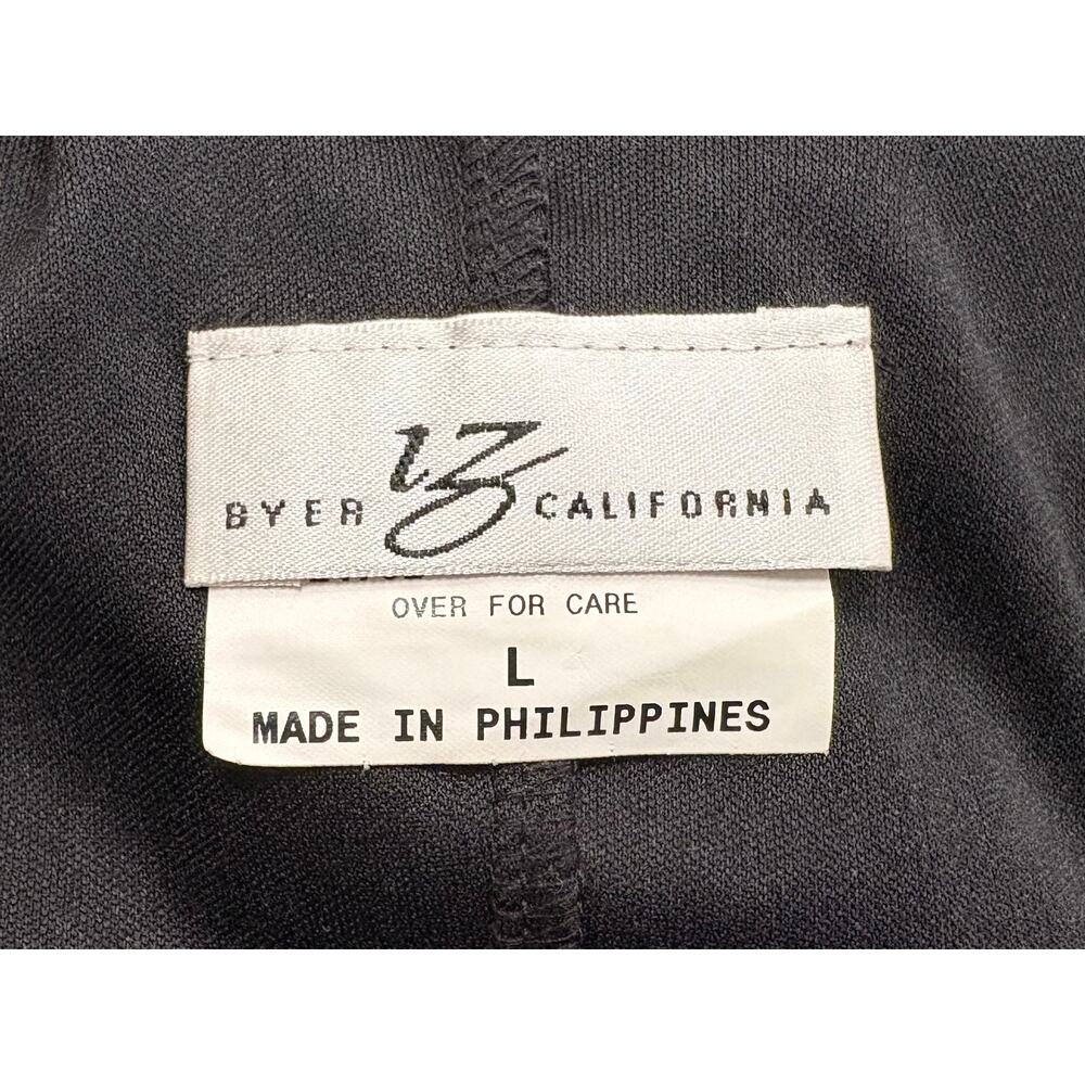 Y2K Semi Formal Tank Dress Black & Pink IZ Byer California - Picture 6 of 7